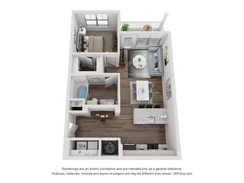 1 Bedroom_Argon_A1